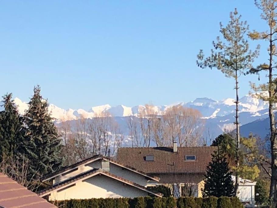 Appartement Belle Vue Sur Les Montagnes Saint-Pierre-en-Faucigny Extérieur photo